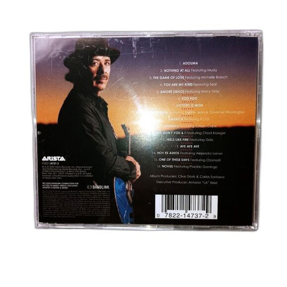 SANTANA SHAMAN CD 2002 Arista Records 078221473729 - Picture 3 of 3